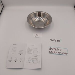 Petlibro Granary Pet Feeder Steel Bowl And And Black Holder Replacement Parts